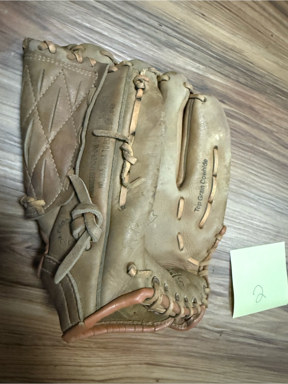 Vintage Regent Youth Baseball Glove Model 03345 Genuine Leather 1980s